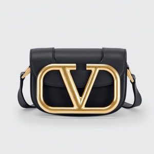 SMALL SUPERVEE CALFSKIN CROSSBODY BAG